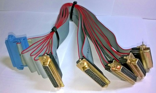 Flat cable con connettori - flat, 25